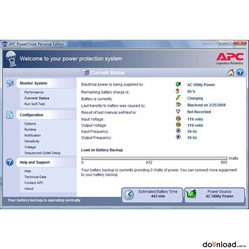 Download apc powerchute personal